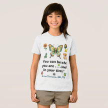 DU KAN VARA DEN DU ÄR Barn Tri-Blend T-shirt
