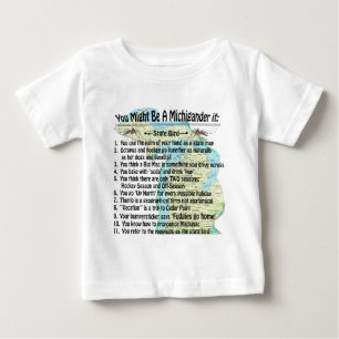 Du kan vara en Michigander om: Tee Shirt
