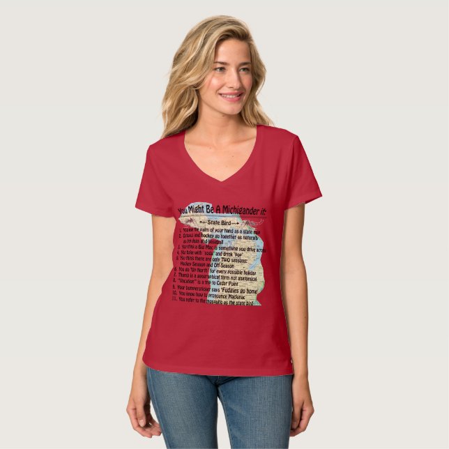 Du kan vara en Michigander om: Tröja (Hel framsida)