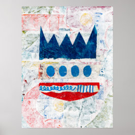 Du kan vara Kung och Poster väggkonst