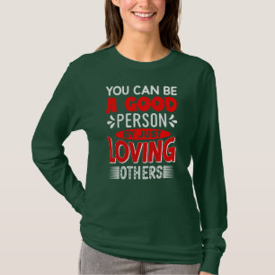 Du kan vara människa genom att bara lyssna på andr t shirt