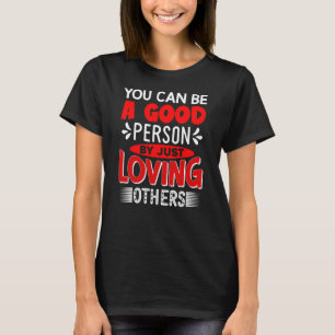 Du kan vara människa genom att bara lyssna på andr t shirt