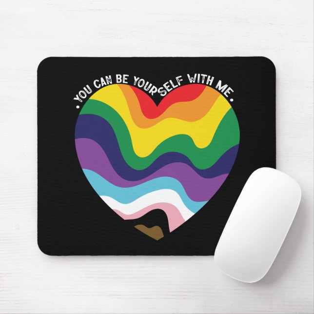 Du kan vara med mig i LGBT Transgender Gay Musmatta (Med mus)