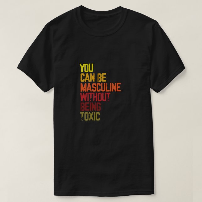 Du kan vara mjälte utan att vara giftig t shirt (Design framsida)