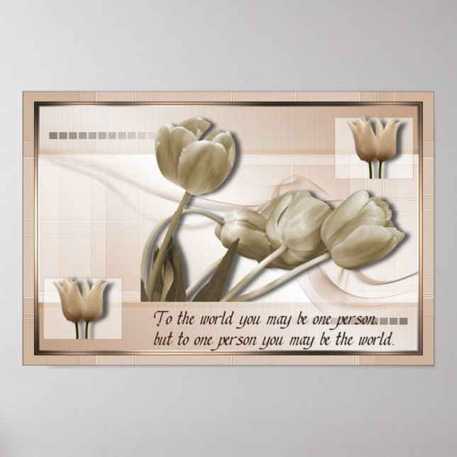 Du kan vara Poster i världen (Framsidan)