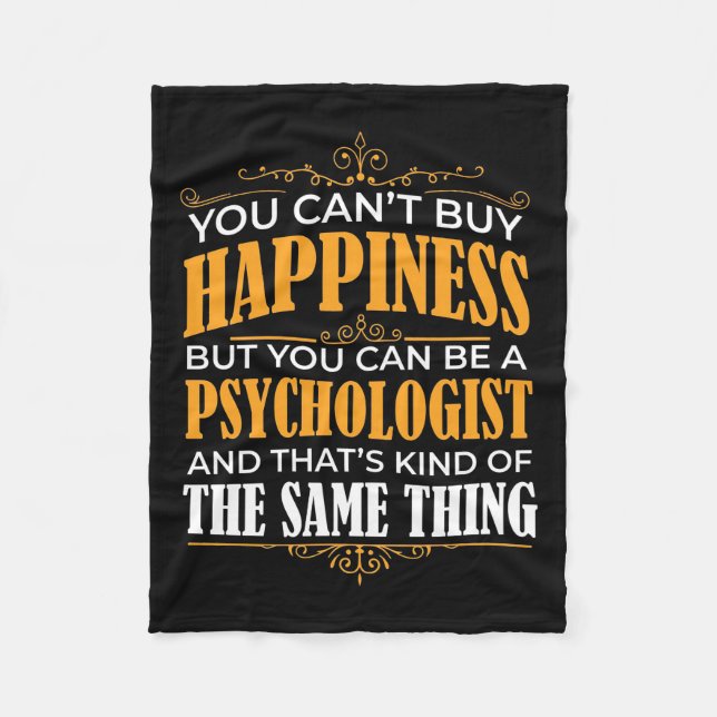 Du kan vara psykolog fleecefilt (Framsidan)