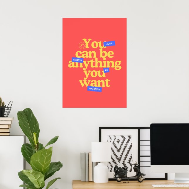 Du kan vara vad du vill poster (Hemmakontoret)