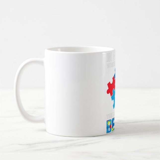 Du kan vara vad som helst, autismens medvetande kaffemugg (Vänster)