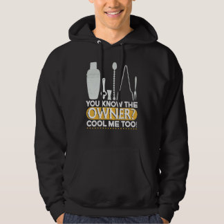 Du Känner Ägaren Cool  Mixar Kul  Bartender Hoodie