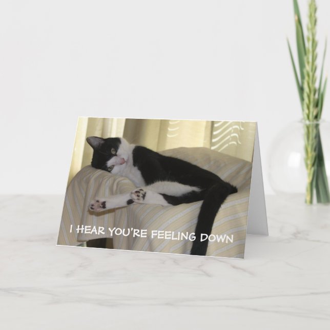 Du känner dig nere kort (Framsida)