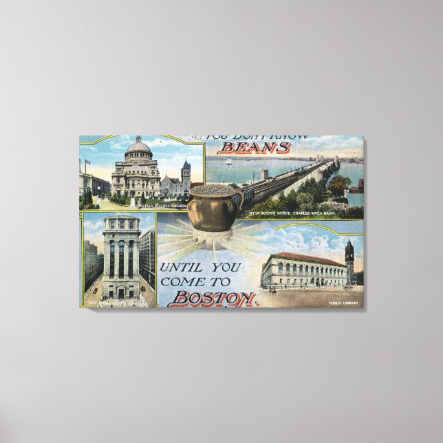 Du känner inte till bönorna... canvastryck (Framsida)