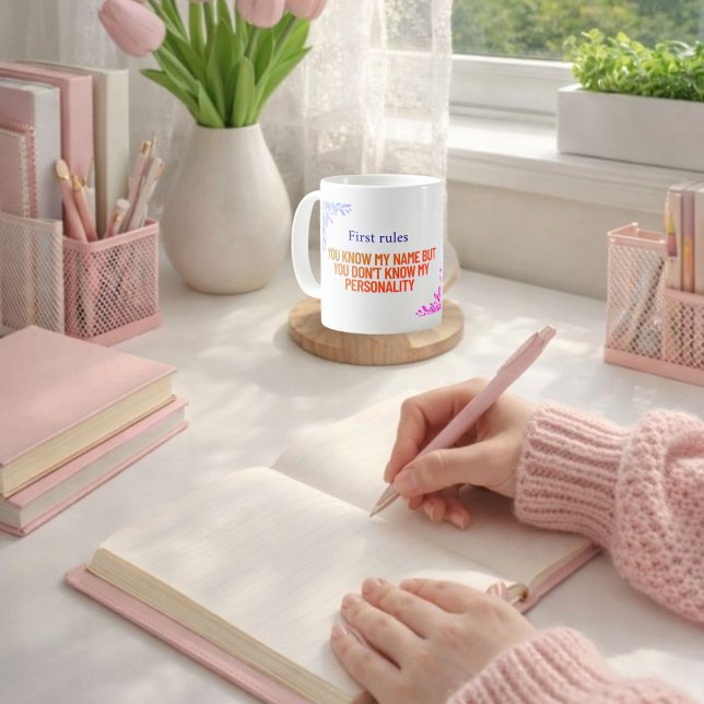 Du känner min namn, men du känner inte min personl kaffemugg (Skapare uppladdad)