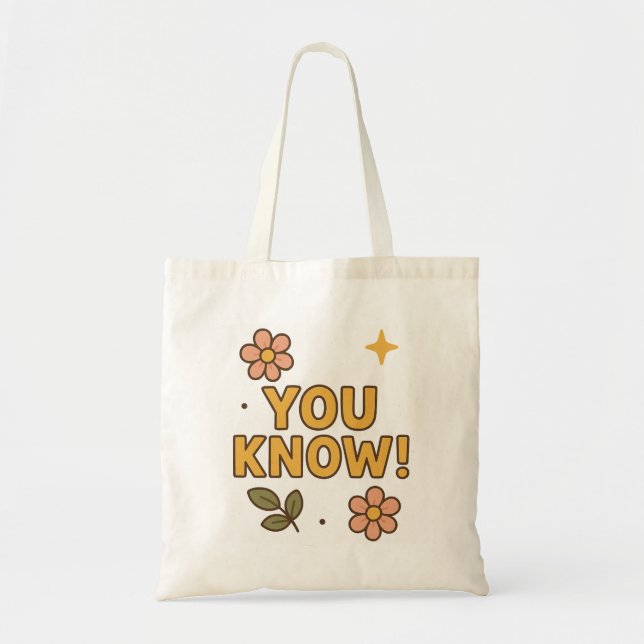 Du känner Tote bags Tygkasse (Framsidan)