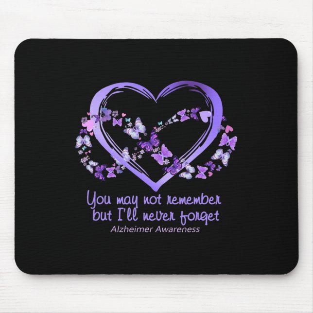 Du kanske inte kommer ihåg, men jag glömmer aldrig musmatta (Framsidan)