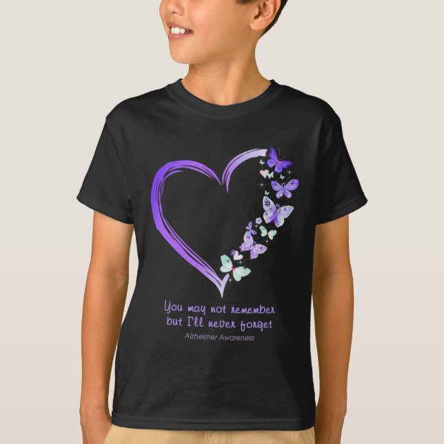 Du kanske inte kommer ihåg, men jag glömmer aldrig t shirt (Framsida)
