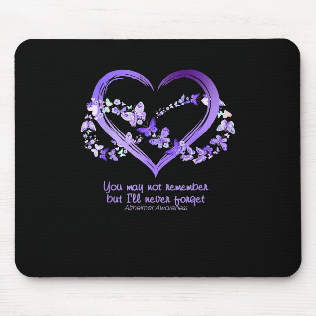 Du kanske inte kommer ihåg, men jag kommer aldrig  musmatta (Framsidan)