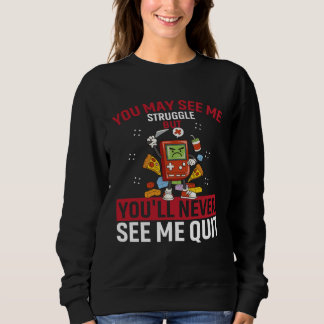 Du kanske ser mig kämpa men du kommer aldrig att s t shirt
