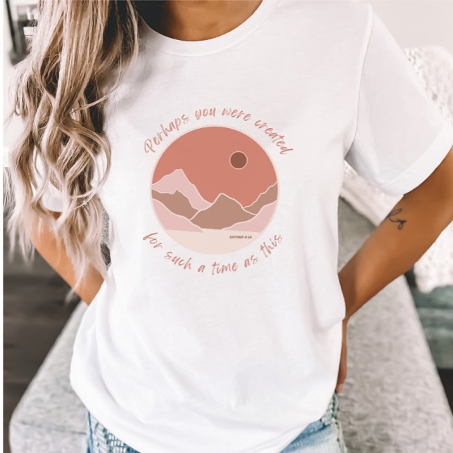 Du kanske var Skapat Rosa Mountain Christian T Shirt (Skapare uppladdad)