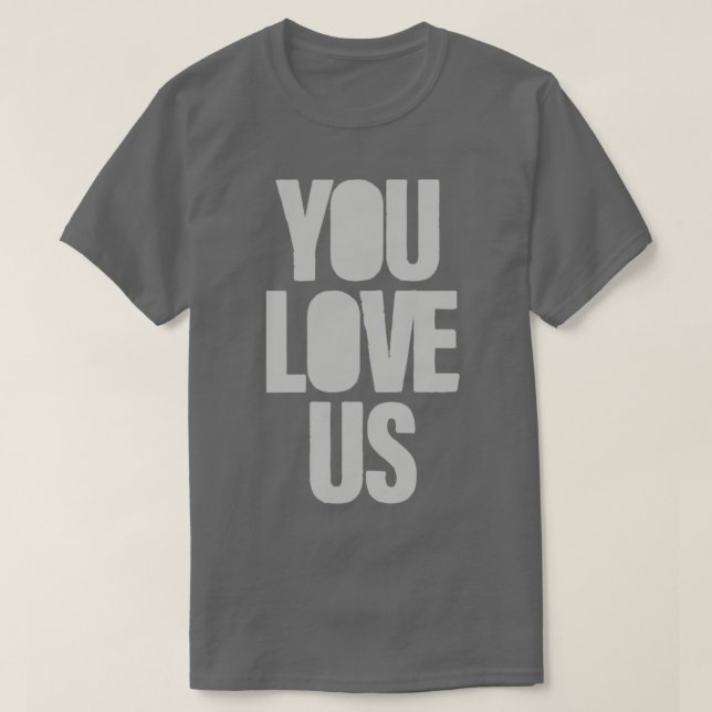 Du Kärlek USA silver T Shirt (Design framsida)