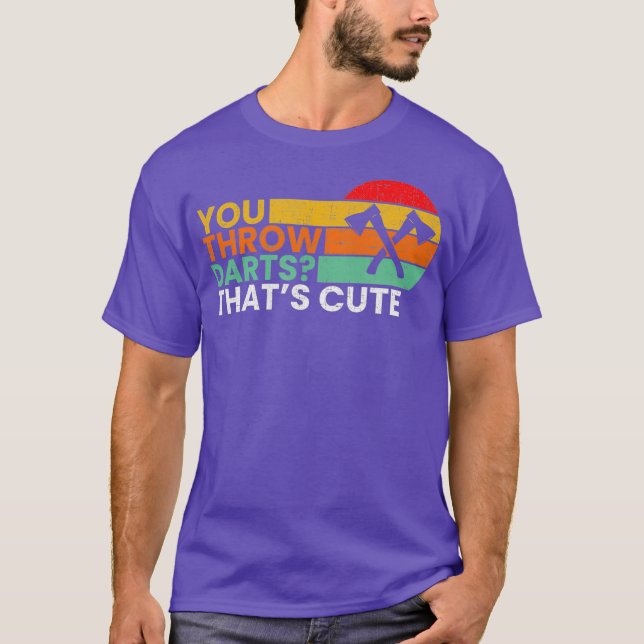 Du kastar mörka yxor t shirt (Framsida)