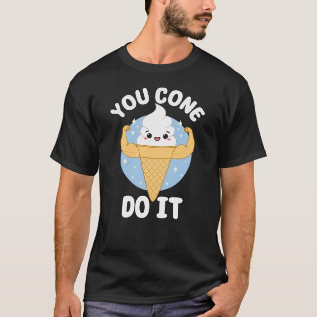 Du Kåta Gör Det Sött Kawaii Mat Pun T Shirt (Framsida)
