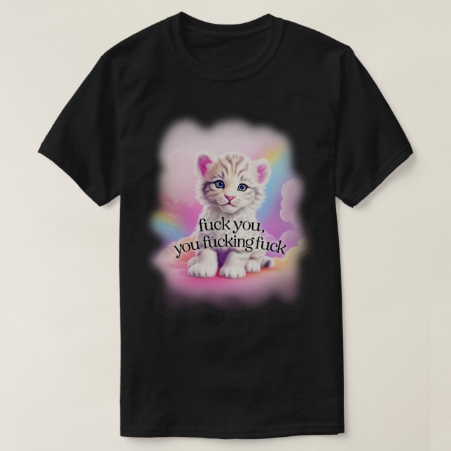 Du klär Tiger Aesthetic T Shirt (Design framsida)