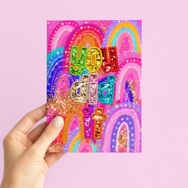 Du klarade det Grattis Kort (Skapare uppladdad)