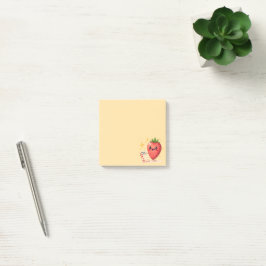 Du klarar det! Glada jordgubbs Post-It-lappar Post-it Block