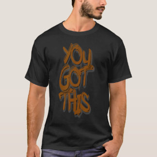 Du Klarar Det Graffiti Motiverande Gatukonst Desi T Shirt
