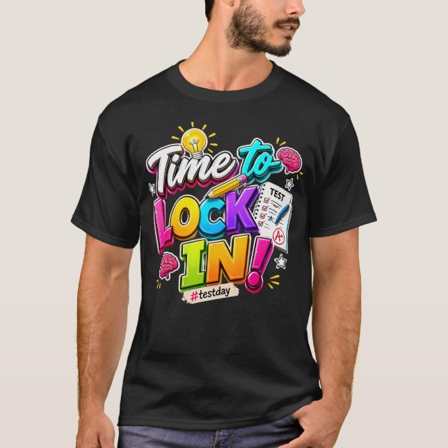 Du Klarar Det Här Testdag Statlig Utvärderingstid  T Shirt (Framsida)
