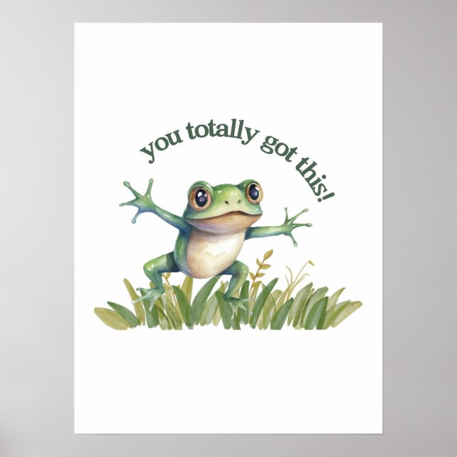 Du klarar det här! Värdeaffisch papper (Matte) Poster (Framsidan)