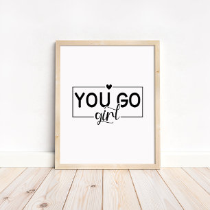 Du Klarar Det - Minimalistisk Motiverande Citat Poster