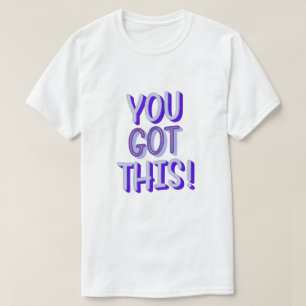 Du Klarar Det Motivational Typografi Design T Shirt