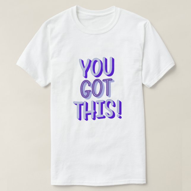 Du Klarar Det Motivational Typografi Design T Shirt (Design framsida)