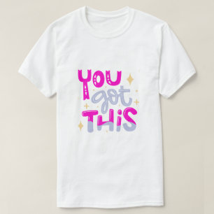 Du Klarar Det Motivational Typografi Design T Shirt
