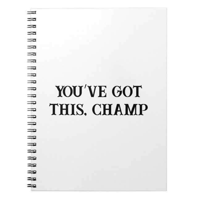 Du Klarar Det Motivationshäfte Anteckningsbok (Framsidan)