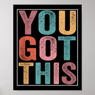 Du Klarar Det Motiverande Testdagsdesign För T Poster