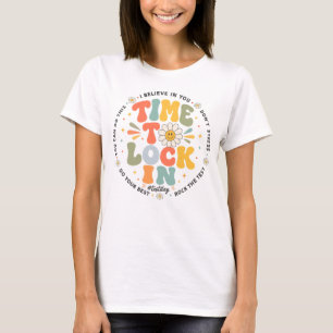 Du Klarar Det Provdag Statligt Prov Tid att Låsa I T Shirt