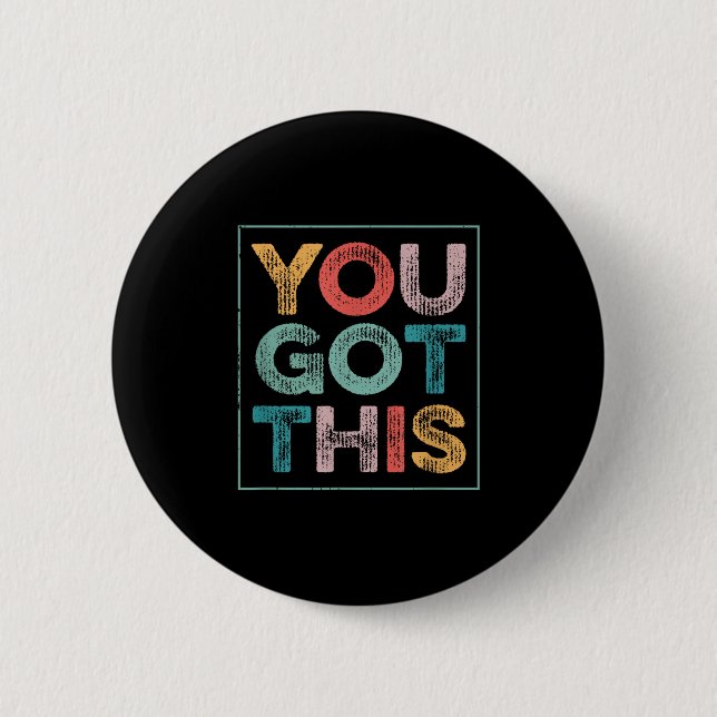 Du Klarar Det Sägande Cool Motivationscitat  Knapp (Framsida)