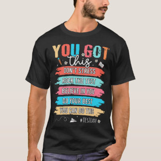 Du Klarar Det Stressar Inte Test Testdag T Shirt