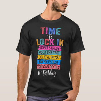 Du Klarar Det Testdag Statlig Provtid För Att Låsa T Shirt
