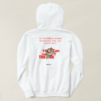 Du klarar det. Tro på det Hoodie