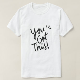 Du Klarar Det – Uppmuntrande Typografi T Shirt