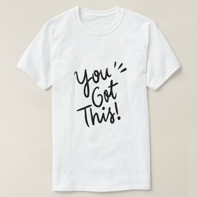 Du Klarar Det – Uppmuntrande Typografi T Shirt (Design framsida)