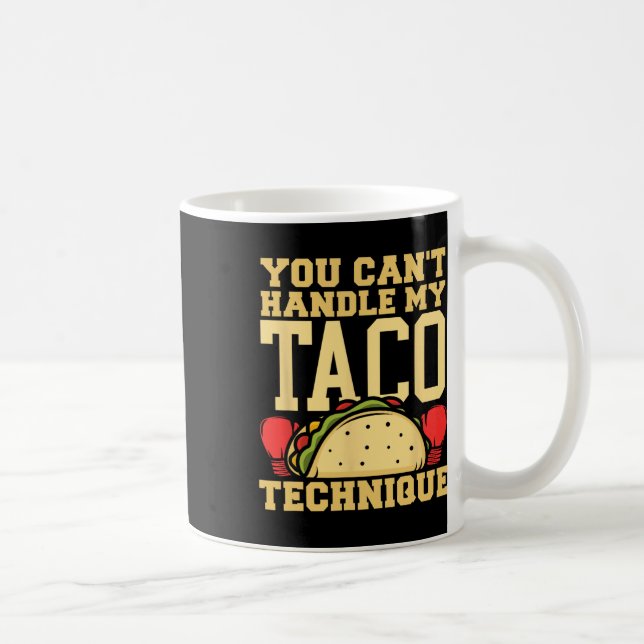 Du Klarar Inte Min Taco Teknik Kickboxning Mart Kaffemugg (Höger)