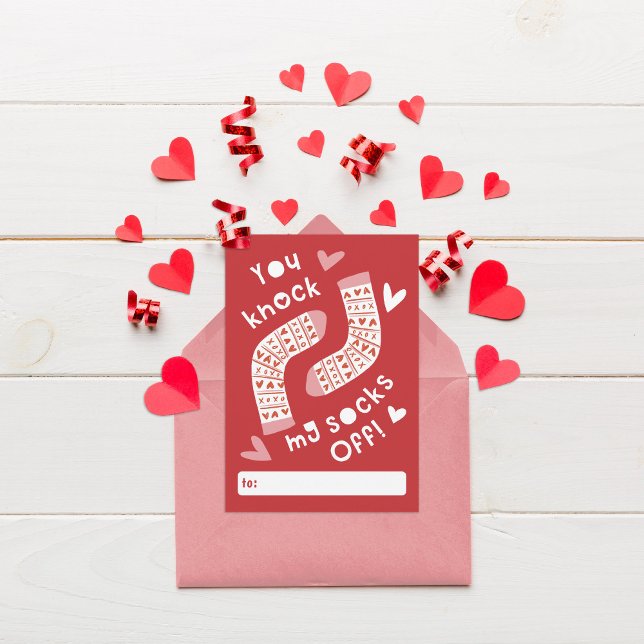 Du knackar min sockel från Classroom Valentine Inbjudningar (Skapare uppladdad)