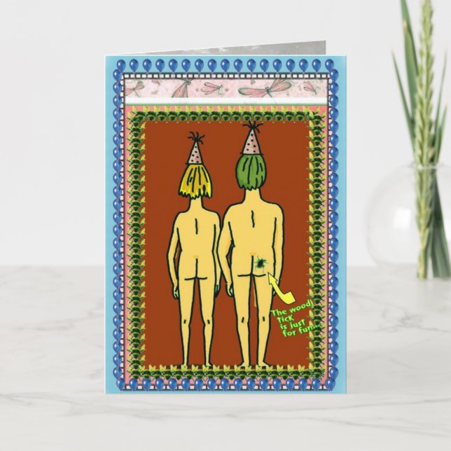 Du knäcker upp mig! kort (Framsida)