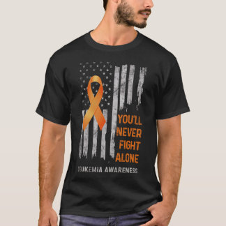 Du kommer aldrig att bekämpa Ensam Blood Cancer Le T Shirt