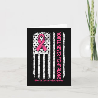 Du kommer aldrig att bekämpa Ensamens Flagga Rosa  Kort