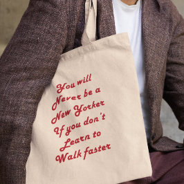 Du kommer aldrig att bli New Yorker om du Retro NY Tygkasse